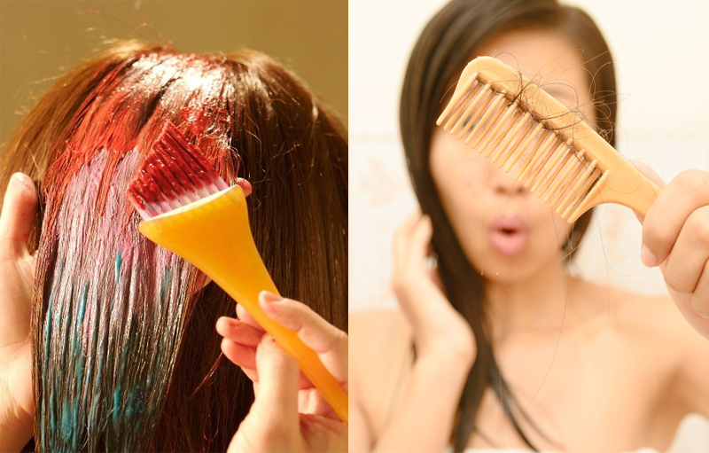 Tóc rụng nhiều sau khi nhuộm